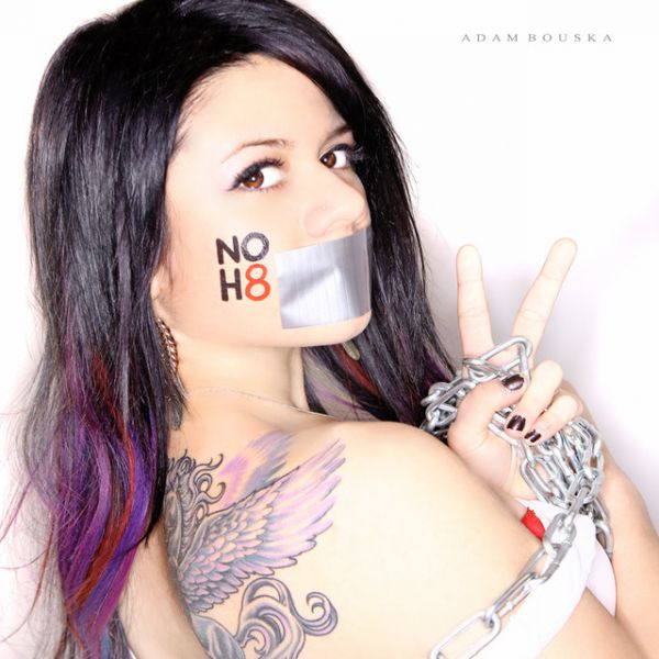 Alison Iraheta
Créditos: NOH8 Campaign / Photo by Adam Bouska
