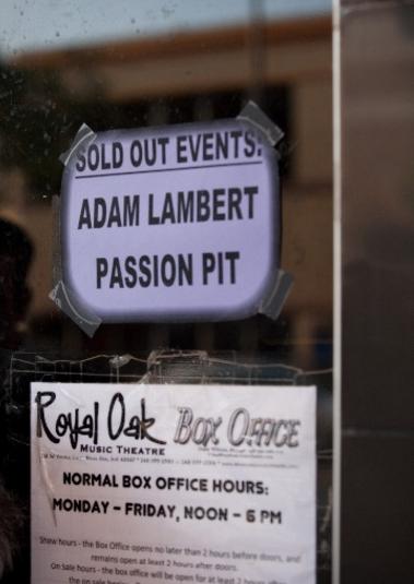 Créditos: Royal Oak Music Theatre
