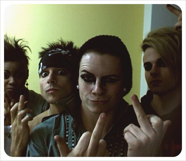 No backstage em Zurique
