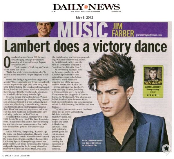 Créditos: @AdamLambert
