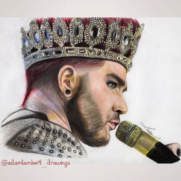 Créditos: @adamlambert_drawings
