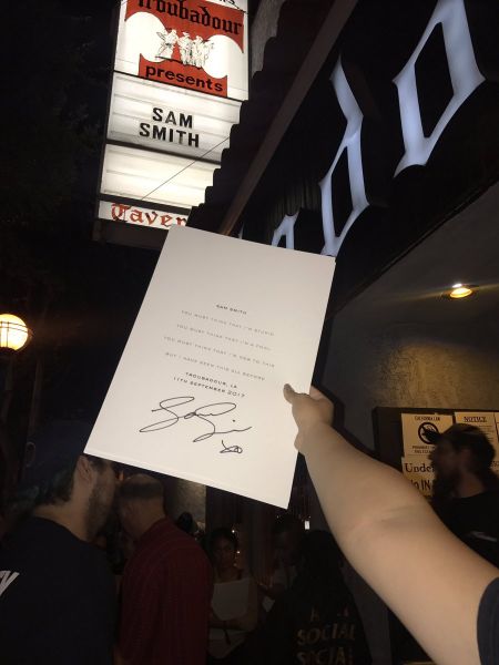 Créditos: @samsmithbrasil
