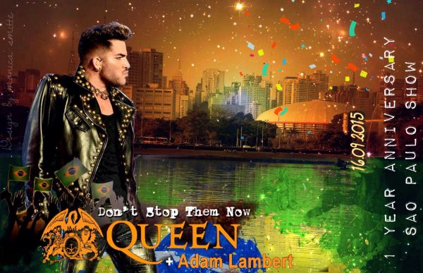 "Queen & Adam Lambert" - tour brasileira, um ano de sonho
By Mônica Smitte
