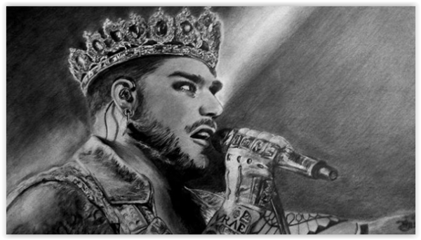 Créditos: @adamlambert_arts
