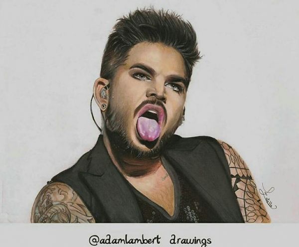 Créditos: @adamlambert_drawings
