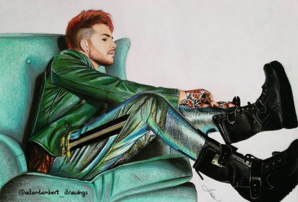 Créditos: @adamlambert_drawings
