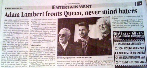 Jornal Philippine Daily Inquirer
Créditos: @macadamia129
