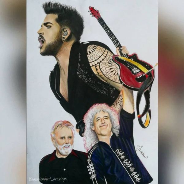 Créditos: @adamlambert_drawings
