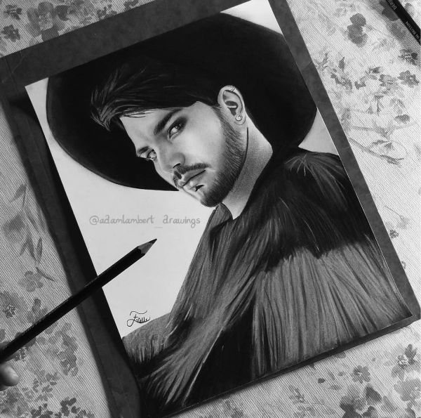 Créditos: @adamlambert_drawings
