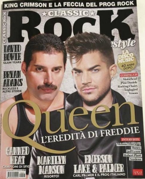 Créditos: Italy Loves Adam Lambert
