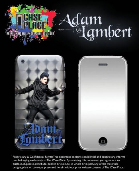 Adam Lambert Cell Phone Case - Porta-Celular
