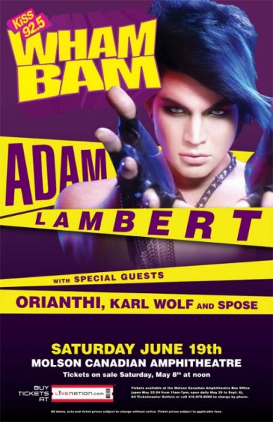 Promo Show KiSS 92.5 Wham Bam, Toronto - 19 Jun/2010
